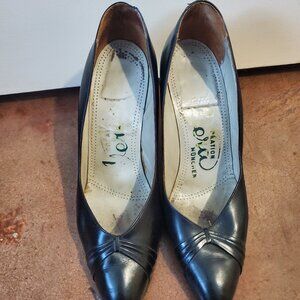 Vintage black 1950"s heels